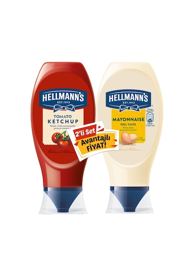 Hellmann's Ketçap&mayonez 845 G - İkili Avantajlı Set Tarı