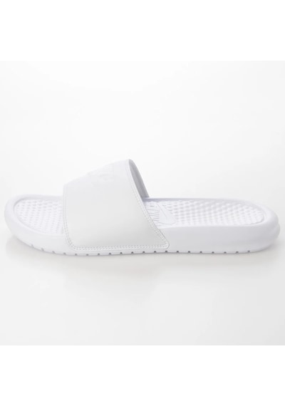 Nike Benassi Just Do It Beyaz Kadın Terlik Beyaz