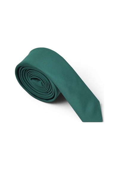 Dwoy Erkek Yeşil Saten Kravat 4 Cm Klasik Düz-735