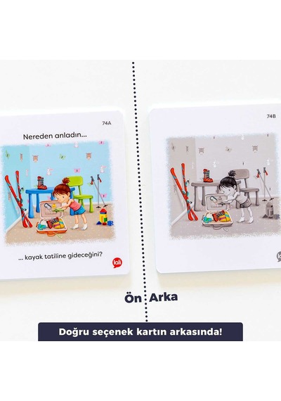 Dil ve Konuşma Becerileri Kart Oyunu Nereden Anladın 80 Kart 3-6