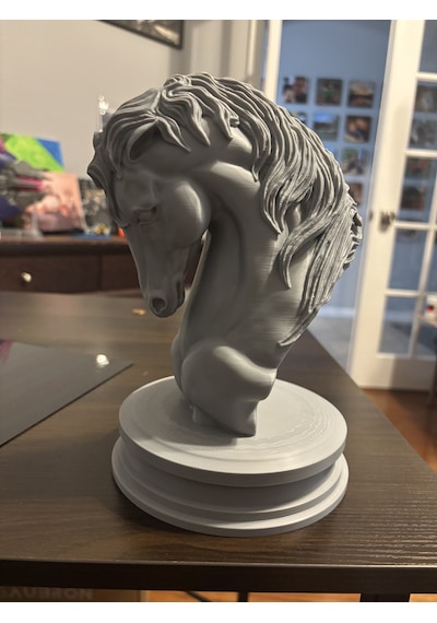 Kil Renk At Figürü Salon Dekoru Hediyelik Dekoratif Obje Figür 15 Cm