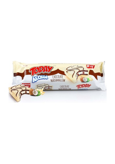 Aloha Mini Beyaz Çikolatalı Marshmallowlu 20 Gr. 8 Adet (1 Kutu)