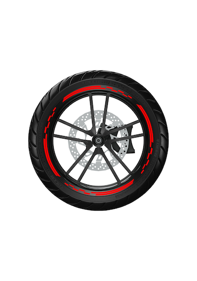 deeb Motogp Jant Şeridi Reklektif Kırmızı