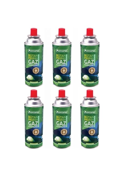 Orgaz Kamp Kartuş Tüp 227 Gr Orcamp 6Lı Paket - Kts227 Çok Renkli