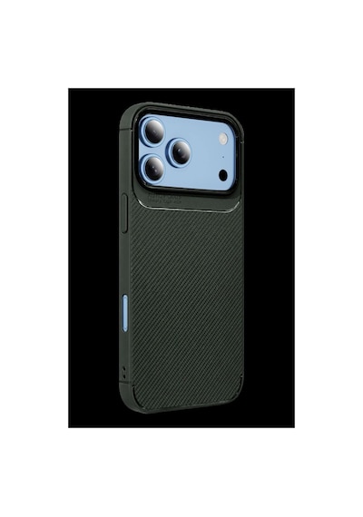 Newface Apple iPhone Uyumlu 18 Pro Auto Focus Karbon Kapak - Yeşil