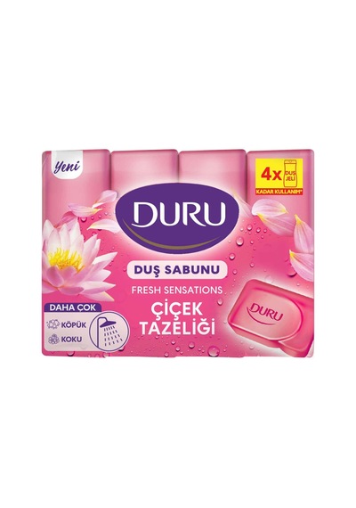 Duru Fresh Duş Sabunu Çiçek Tazeliği 4x150 G - 7 Adet Tarı Diğer