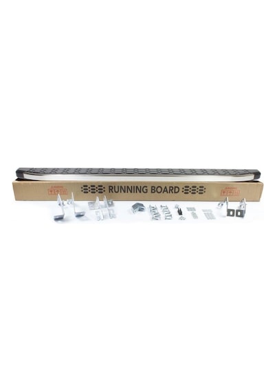 Omsa Line Vw T4 Caravelle Yan Basamak 1995-2003 Uzun Şasi Blackline Krom Alınlı Yan Koruma Basamak