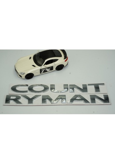 Mini Cooper Countryman R60 F60 Krom Metal 3m Bagaj Yazı Logo