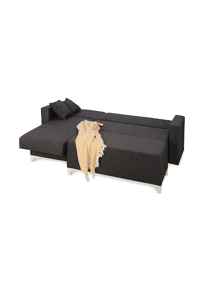 Azra Yatak Köşe Koltuk Takımı Sandıklı Tam Ortopedik + Puf 155 x 220 CM