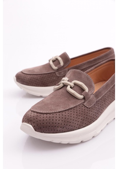 Dgn 422s Kadin Loafer Ayakkabi 422S-1567-R1920 Vizon Süet Dgn 422s Kadin Loafer Ayakkabi 422S-1567-R1920 Vizon Süet