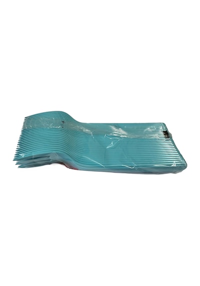 Plastik Turkuaz Renkli Lüx Parti Doğum Günü Çatal - 18 Cm. - 25 Adetlik Paket Turkuaz