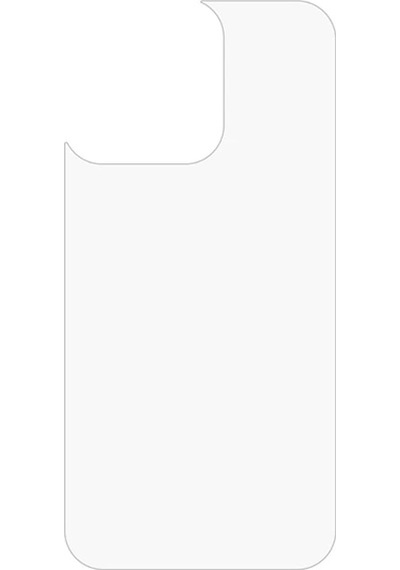 Ally İphone 13 Pro Max 6.7 Tempered Şeffaf Arka Cam Koruyucu- 5775