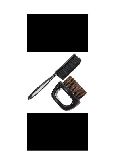 Fade Fırça Ve Silindir Berber Yuvarlak Barber Ense Fırçası Siyah Renk Siyah - 941274251