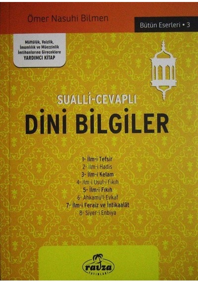 Sualli-Cevaplı Dini Bilgiler / Ömer Nasuhi Bilmen
