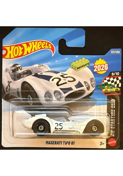 Hot Wheels Tekli Arabalar Maserati Tipo 61 Jjh44 Starting Grid Çok Renkli