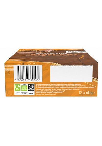 Grenade High Protein, Low Sugar Bar - Fudged Up, 12 x 60 G