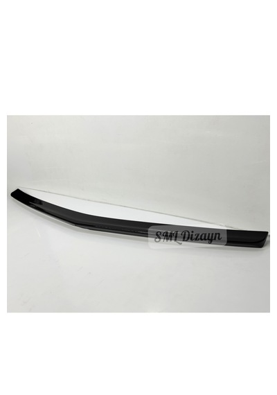Mercedes W212 2009-2016 Amg Stil Bagaj Üstü Spoiler - Piano Black Plastik