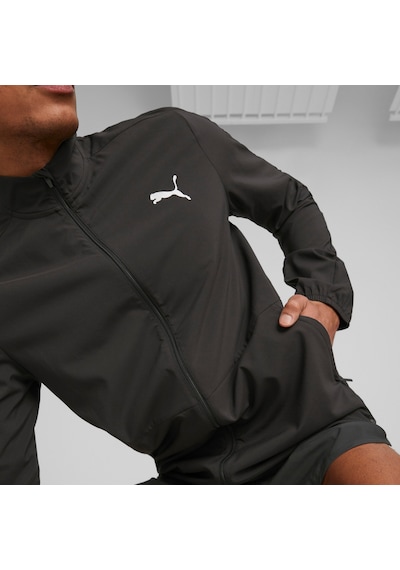 Puma Run Favourıte Erkek Dokuma Koşu Ceketi 523155 01 Siyah