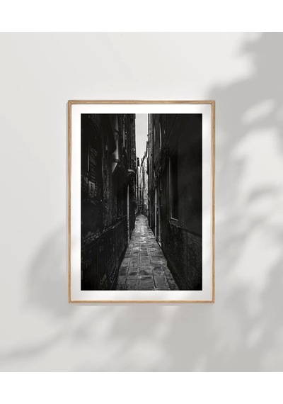 Çerçevesiz Poster Gölgede Kalan Yollar
