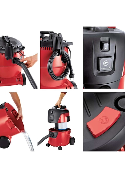 Flex Vc 21 L Mc Islak Kuru Sanayi Tipi Elektrikli Süpürge 1000w 20 Litre - Toz Emici Hava Üfleyici