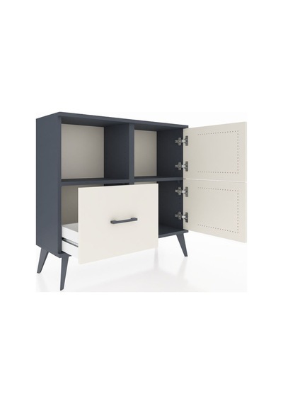 Arges Şifonyer 2 Raflı Tek Çekmeceli 2 Kapaklı 88x30x80 Antrasit-aytaşı Aytaşı Arges Şifonyer 2 Raflı Tek Çekmeceli 2 Kapaklı 88x30x80 Antrasit-aytaşı Aytaşı