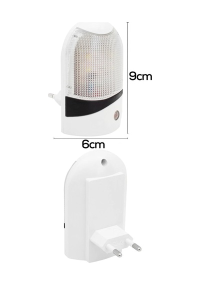 Oval Fotosel Gece Lambası Şeffaf