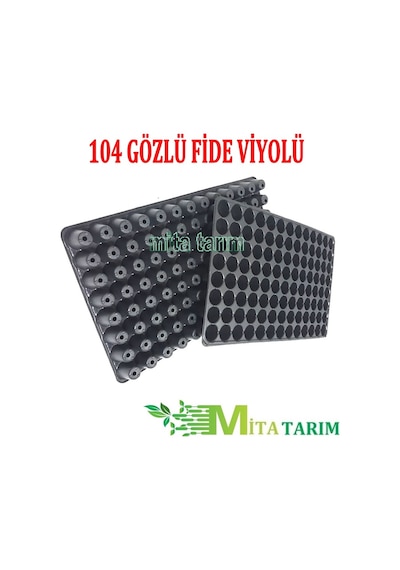 Fide Viyolü,9 Adet, 104 Göz Fide Viyol, Tohum Yetiştirme Viyolü