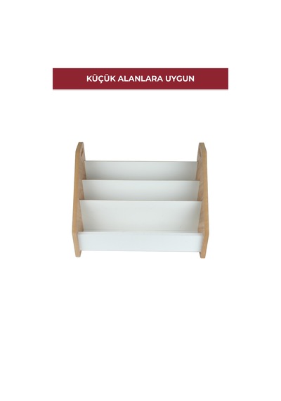 Ahşap Çok Amaçlı Çocuk Odası Yer Kitaplığı Çok Renkli