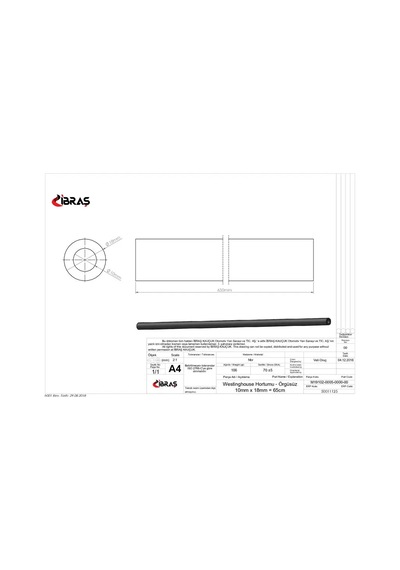 Westinavus Hortumu 10mm X 65cm R-12 7700575128 Ibras