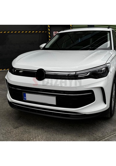 S-dizayn Vw Tiguan 3 Krom Ön Tampon Alt Çıtası 2024 Üzeri A+ Kalite