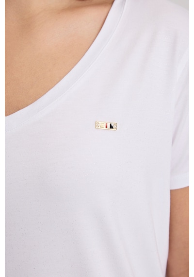 U.S. Polo Assn. U.s. Polo Assn. Kadın Beyaz Tişört 50323573-vr013