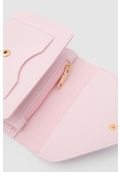 Shule Bags Mysa Medium Zarf Cüzdan Pudra Pembe