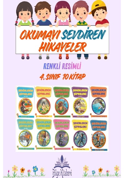 4.sınıf Okumayı Sevdiren Renkli Resimli Hikaye Seti 10 Kitap -2