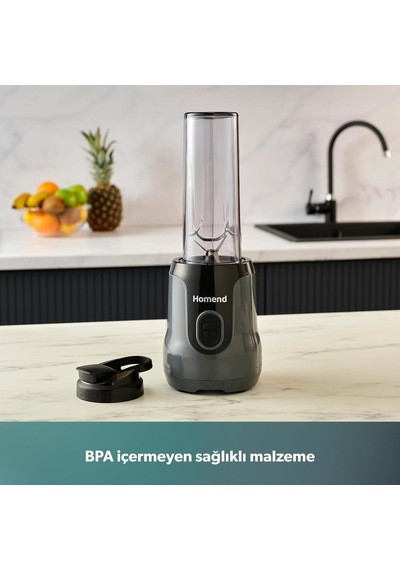 Mixfresh 7026h Kişisel Smoothie Blender Antrasit Siyah Belirtilmemiş