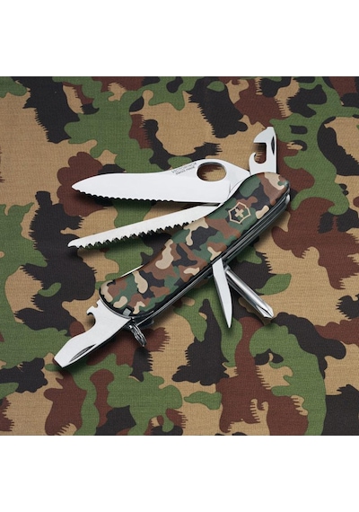 Victorinox 0.8463.MW94 Traılmaster 111 mm Kamuflaj Desen Kamp Çakı Çok Renkli