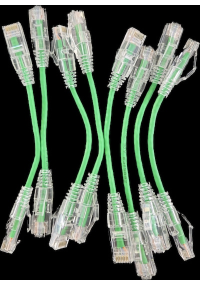Oem 10gıgabyte 50u 0.15cm 28awg Yeşil Patch Cord Kablo