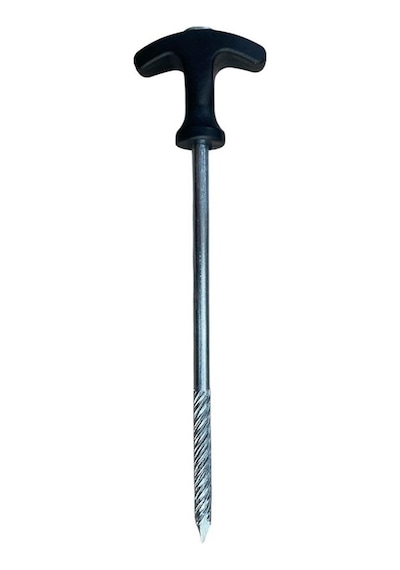 Kudos Kaliteli Demir Çadır Kazığı Seti Çantalı 20.5cm 10 Adet Gri
