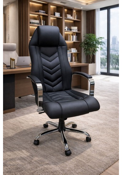 Deflen Yönetici Ofis Koltuğu Lüks Büro Koltuğu Ergonomik Yatar Mekanizmalı Deri Siyah Deflen Yönetici Ofis Koltuğu Lüks Büro Koltuğu Ergonomik Yatar Mekanizmalı Deri Siyah