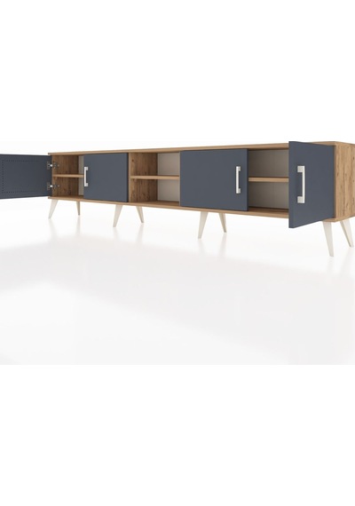 Arges Tv Ünitesi 3 Raflı 4 Kapaklı 220x30x51 Çam-antrasit/çam Antrasıt/atlas Çam - Atlas Çam Arges Tv Ünitesi 3 Raflı 4 Kapaklı 220x30x51 Çam-antrasit/çam Antrasıt/atlas Çam - Atlas Çam