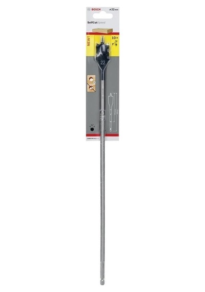Bosch Self Cut Speed 22x400 mm Yassı Freze Matkap Ucu 2608595411