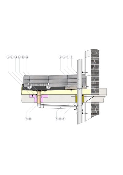 Sita Compact 19 00 00 Balkon Ve Teras Yağmur Suyu Tahliye Çıkışı
