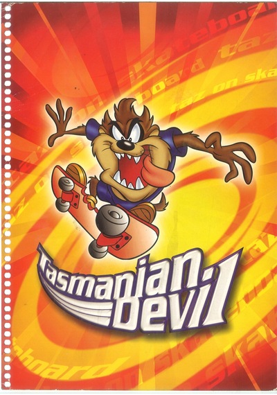 Tazmanya Canavarı 120 Yp. Çizgili Defter