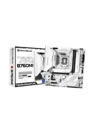 Maxsun Temınatör B760m Gkd5 Ice Ddr5 Hdmı-dp Pcıe 5.0 1700p Matx