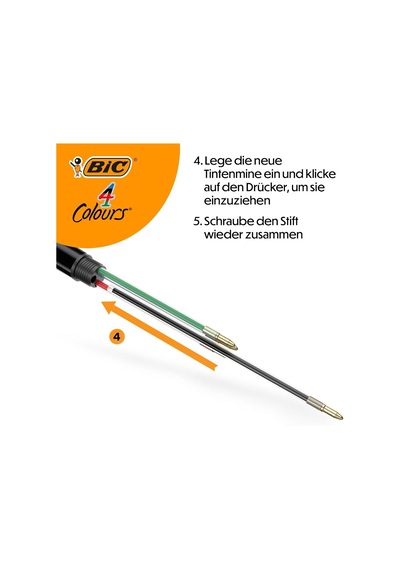 Bic 4 Renk Tükenmez Kalem Pro 1.0 Mm 902129 Genel