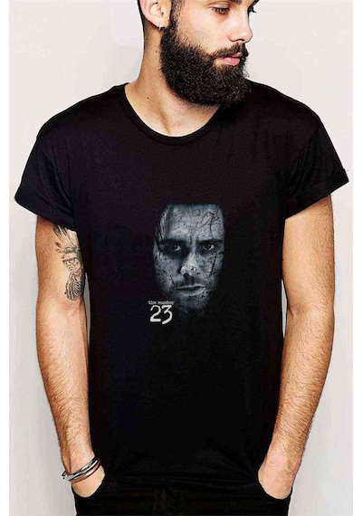 The Number 23 Baskılı Siyah Erkek Tshirt