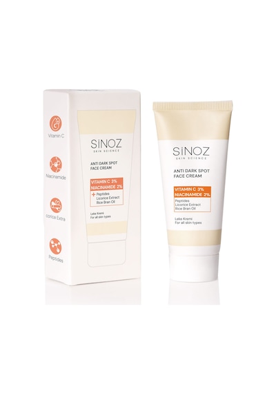 Sinoz %3 C Vitaminli Koyu Ton Eşitleyici Krem 40 ML