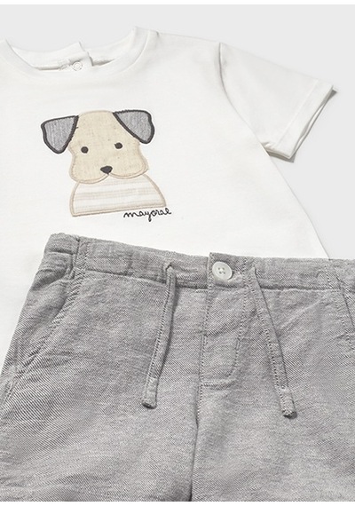 Mayoral Yazlık Erkek Bebek T-shirt Şort 2'li Set