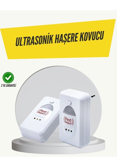 Ultrasonik Haşere Kovucu Cihaz 150 M2 Etki Alanı Mh-hs7751-9221
