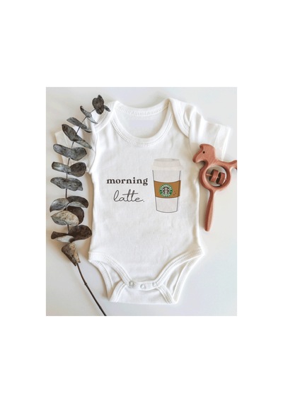 Babylimon New Year Is Coming Kısa Kol Organik Bebek Body Beyaz - 132207096 Beyaz