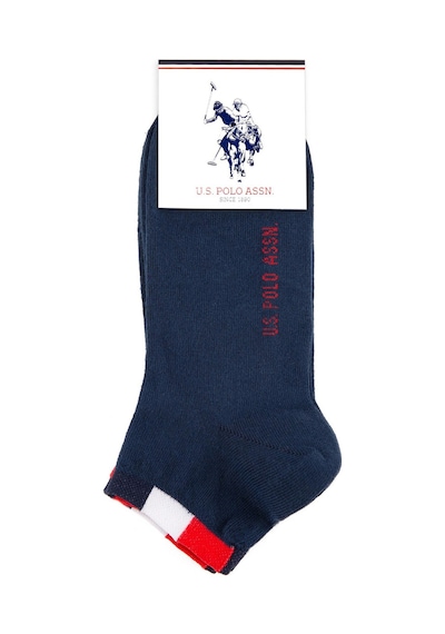 U.S. Polo Assn. Erkek 2'li Patik Çorap lacivert